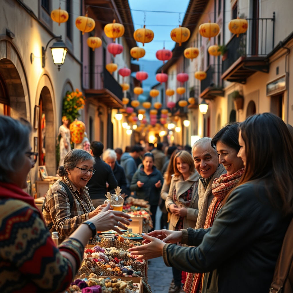 Eventos culturales en pueblos antiguos